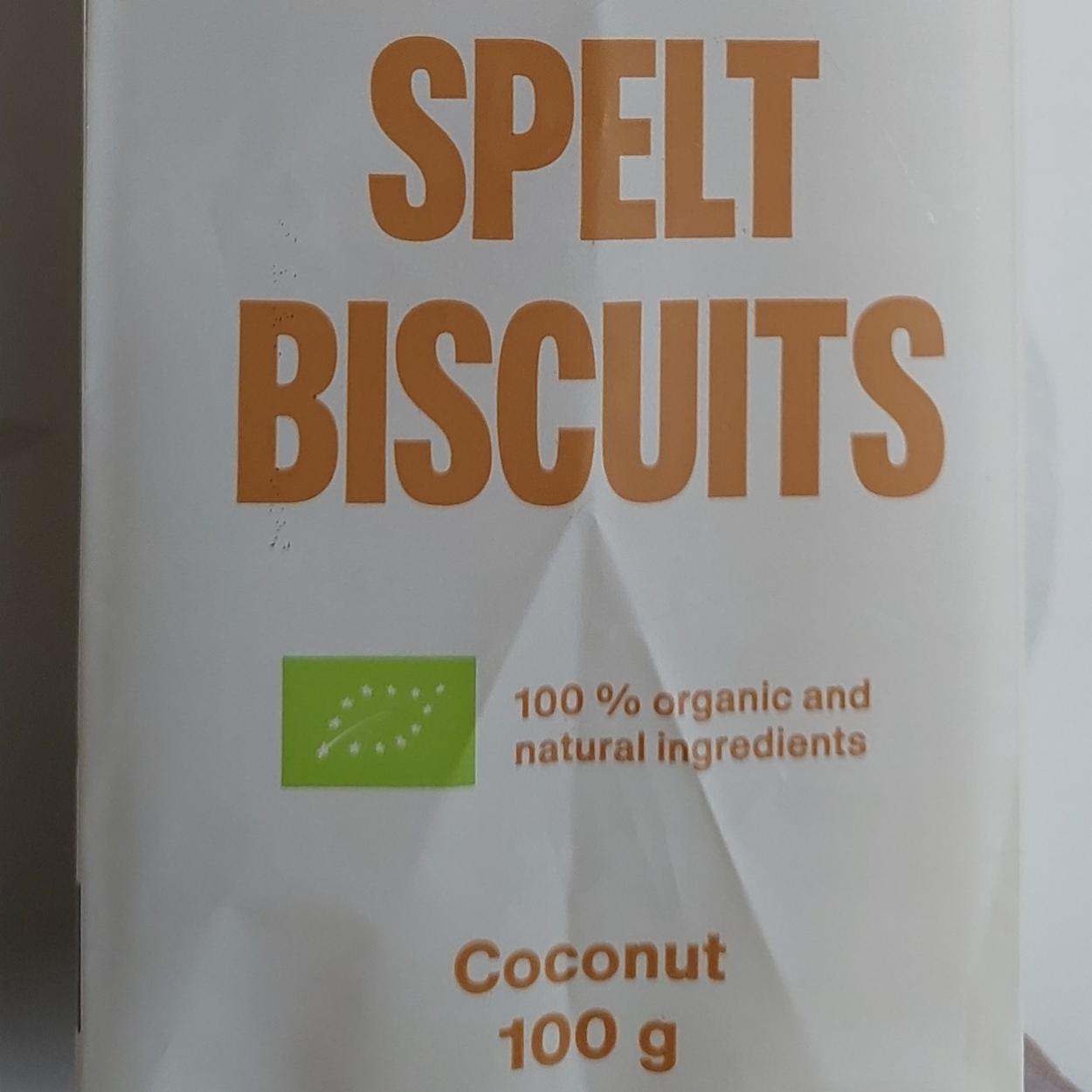 Fotografie - Spelt Biscuits coconut bio Vilgain