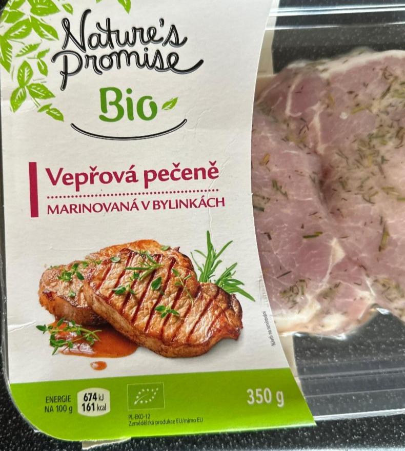 Fotografie - Bio vepřová pečeně marinovaná v bylinkách Nature's Promise