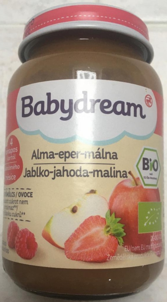 Fotografie - Bio Jablko-jahoda-malina Babydream