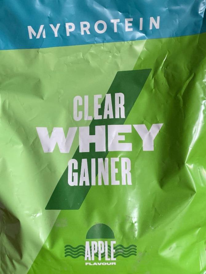 Fotografie - Clear Whey Gainer apple Myprotein