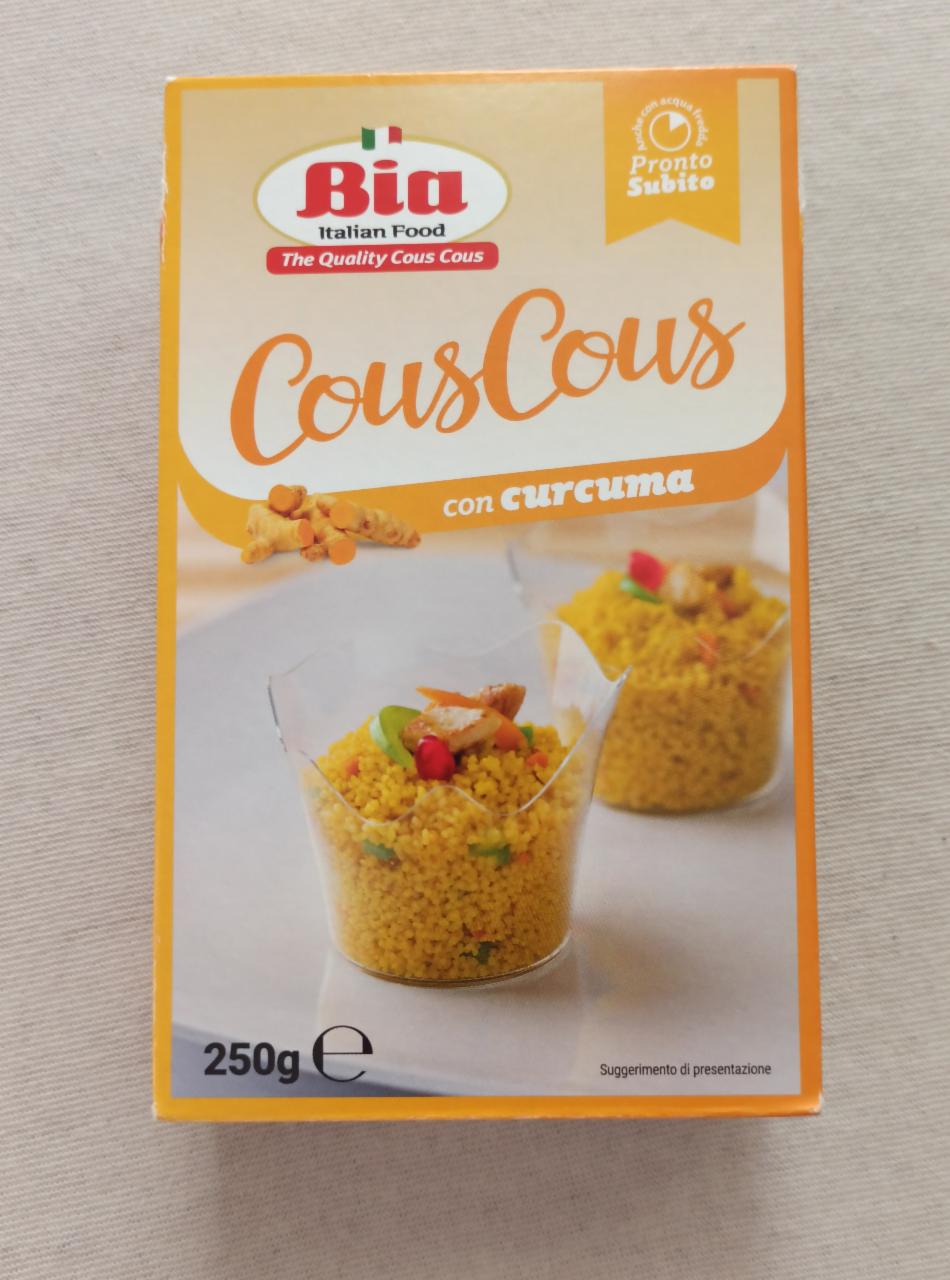 Fotografie - Italian Food Cous Cous con curcuma Bia