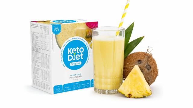 Fotografie - proteinový nápoj příchuť Piňa Colada KetoDiet