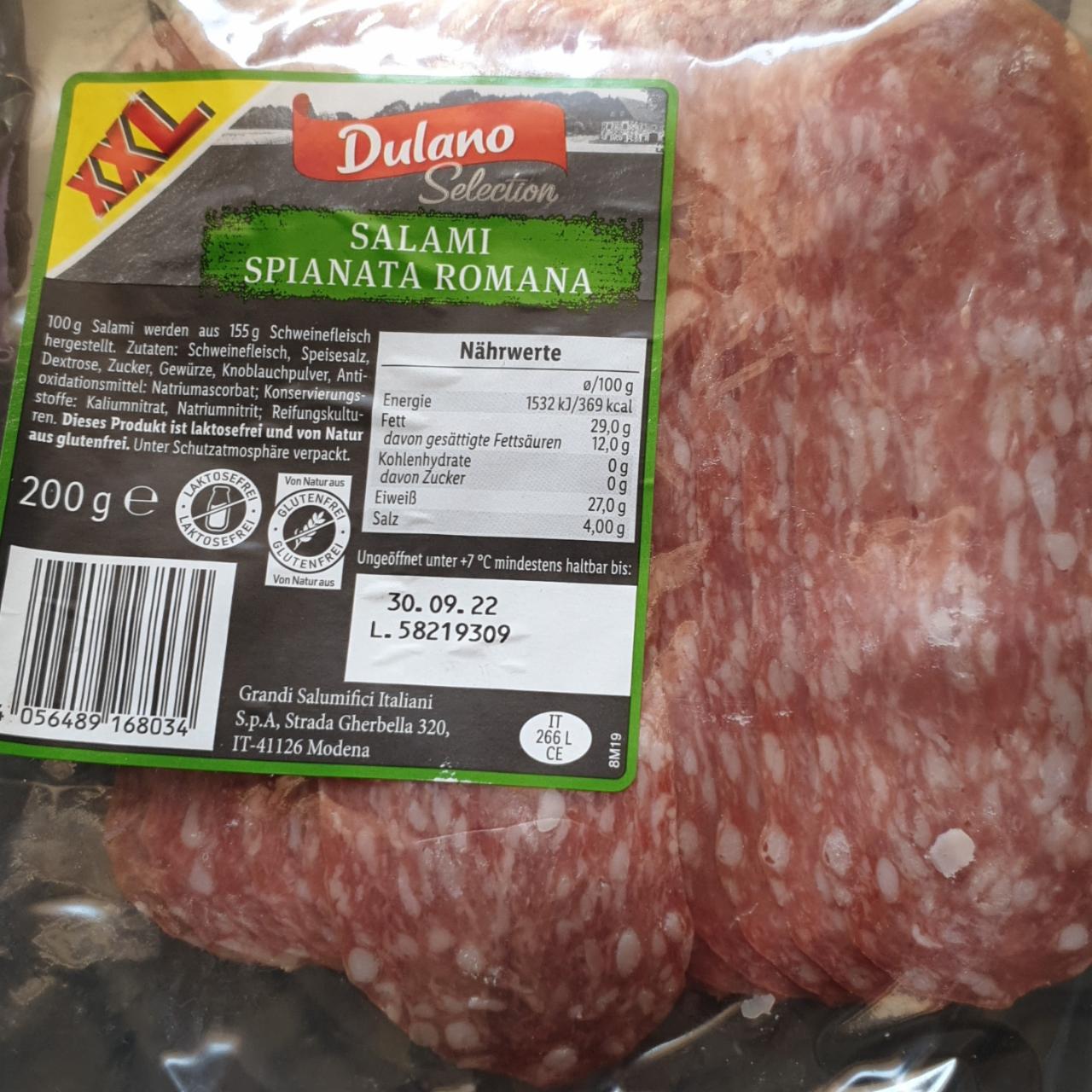 Fotografie - Salami Spianata Romana Dulano Selection