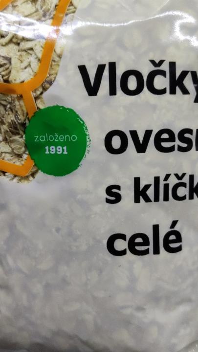 Fotografie - Vločky ovesné s klíčky celé Natural Jihlava