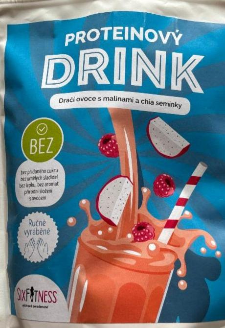 Fotografie - Proteinový drink Dračí ovoce s malinami a chia semínky Sixfitness