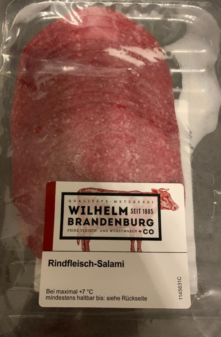 Fotografie - Rindfleisch-salami Wilhelm Brandenburg