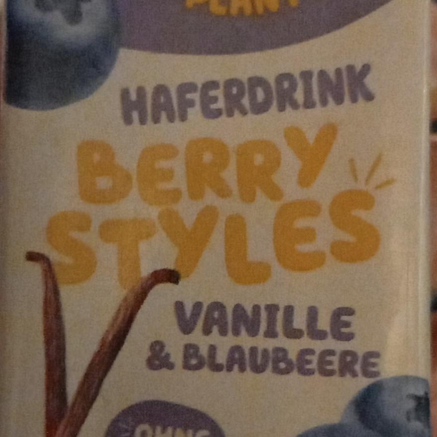 Fotografie - Yamo haferdrink berry styles Vanille Blaubeere