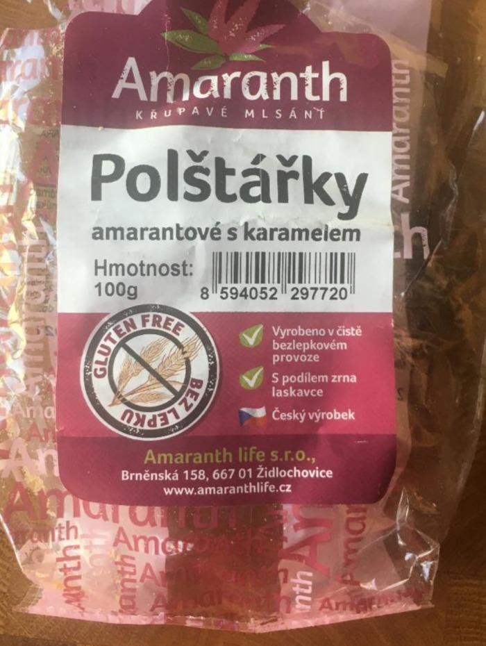 Fotografie - Polštářky amarantové s karamelem Amaranth