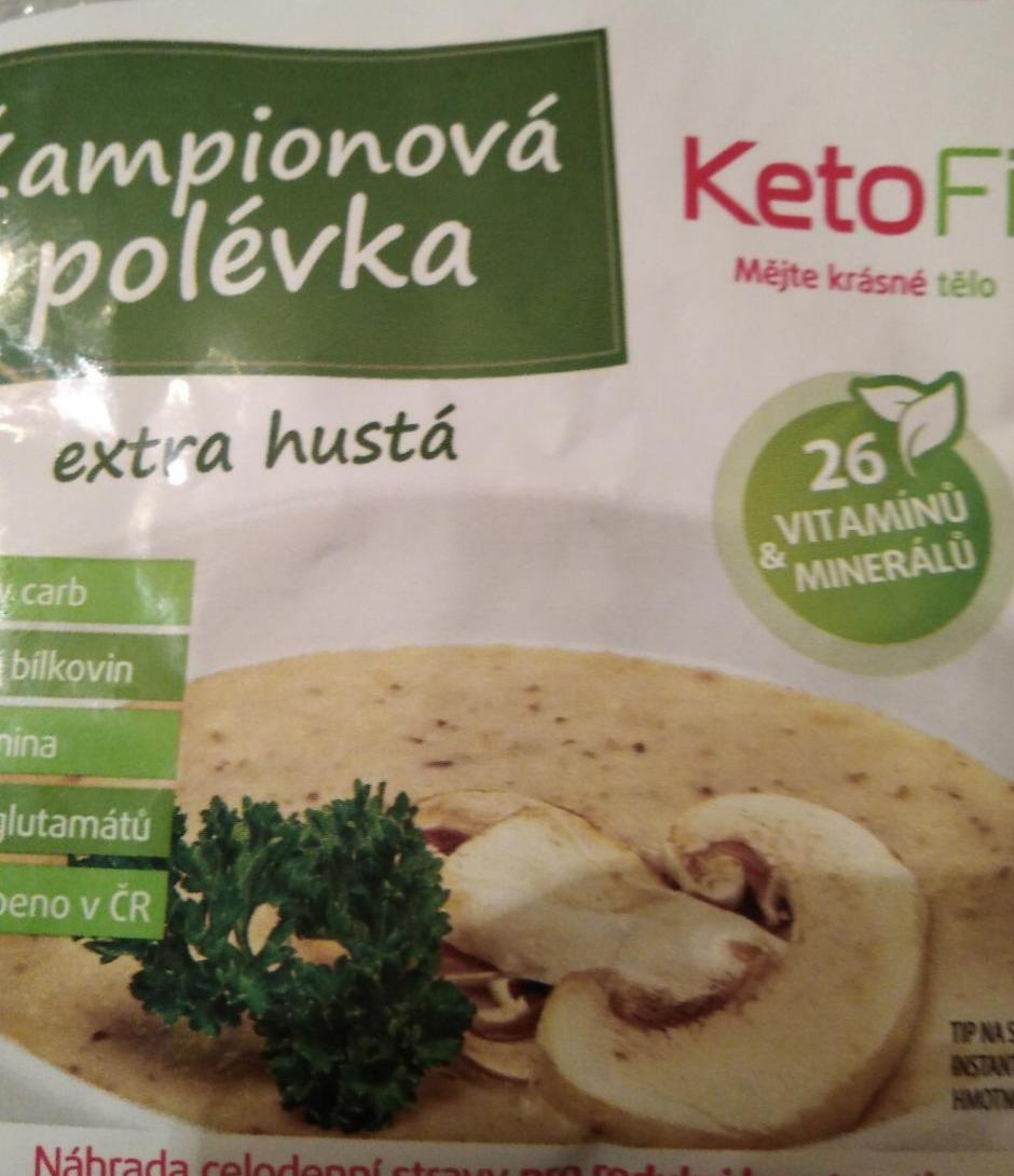 Fotografie - Žampionova polévka KetoFit