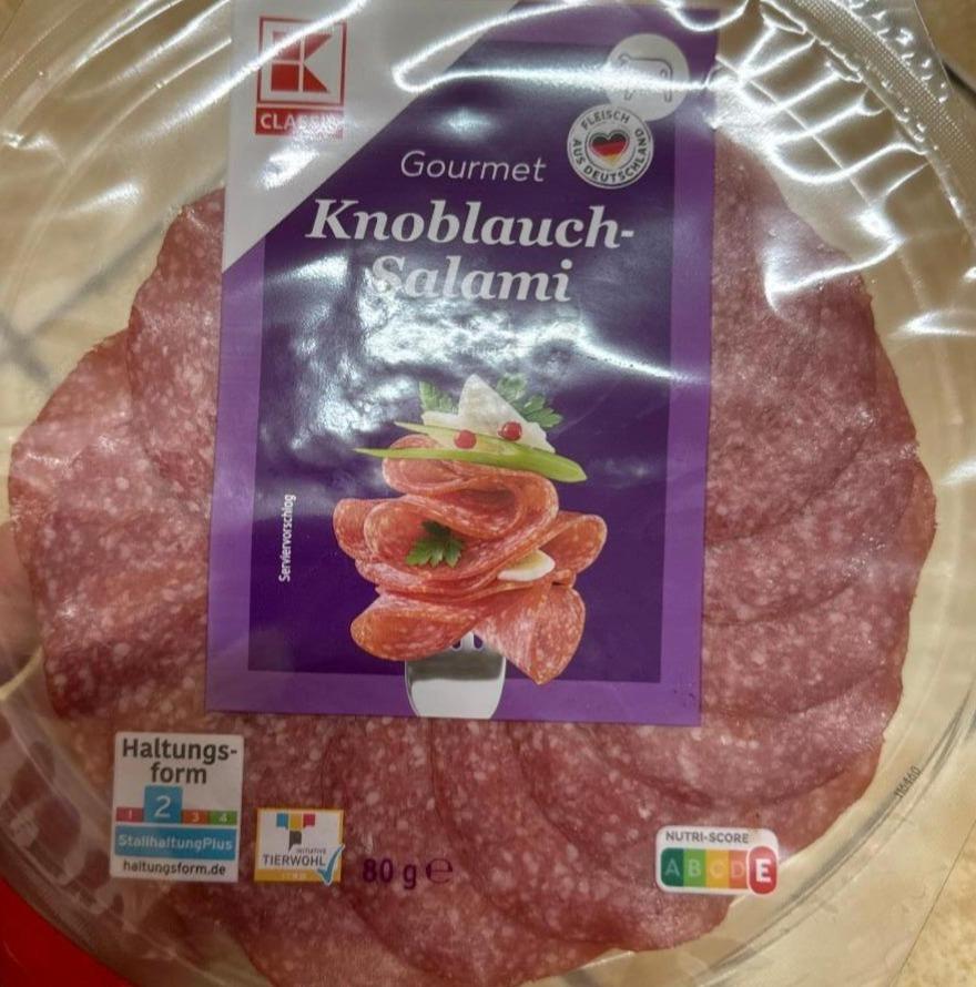 Fotografie - Gourmet knoblauch salami K-Classic