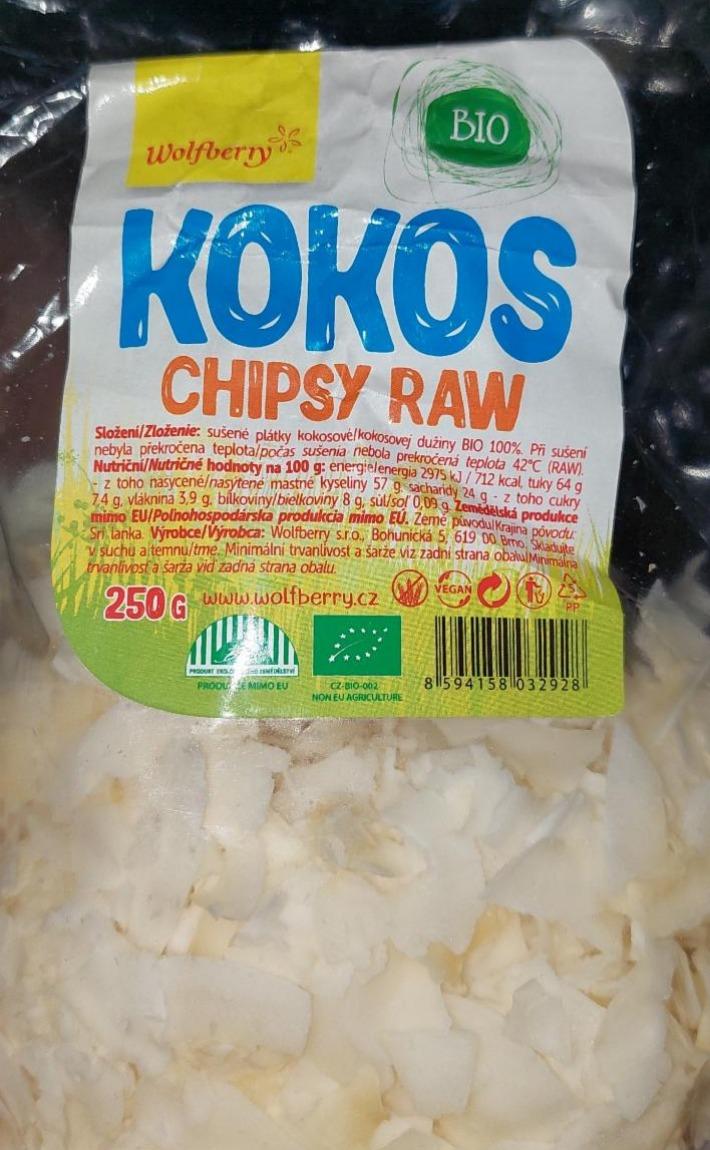 Fotografie - bio kokosové chipsy raw Wolfberry