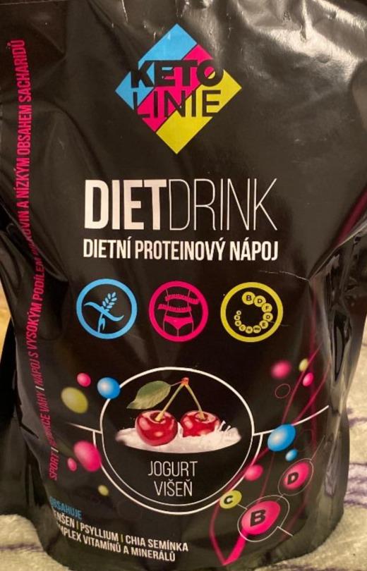 Fotografie - DietDrink jogurt višeň KetoLinie