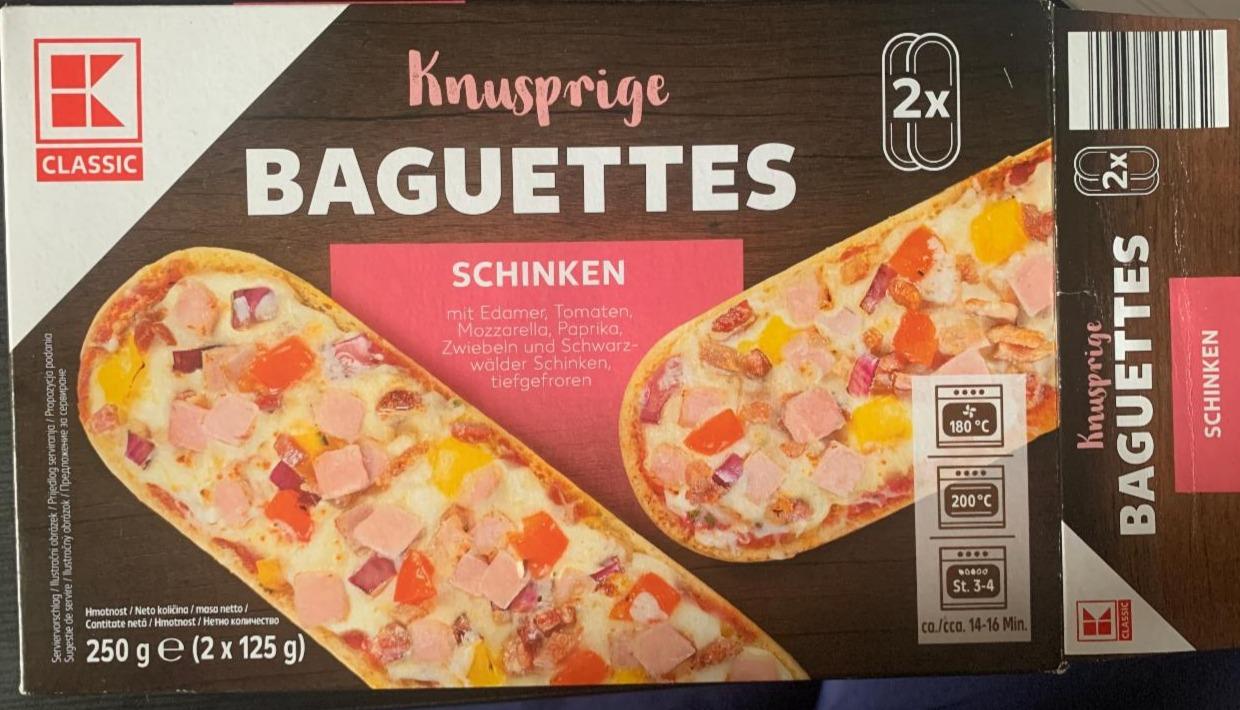 Fotografie - Knusprige Baguettes Schinken K-Classic