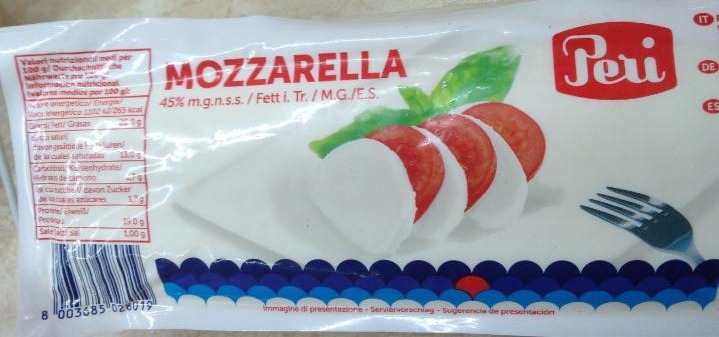 Fotografie - Mozzarella Peri 45%