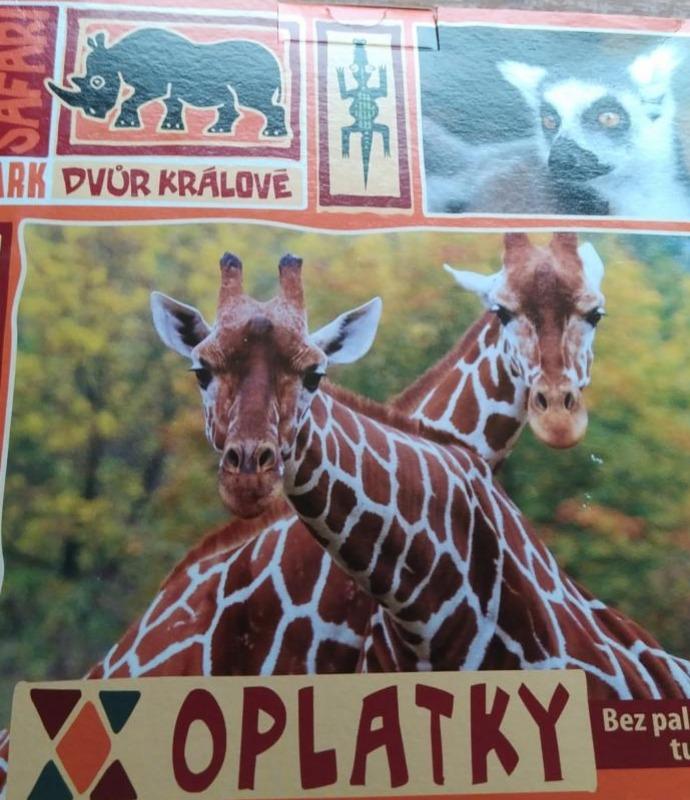 Fotografie - Oplatky mandlové Zoo Dvůr Králové (bez palmového tuku)