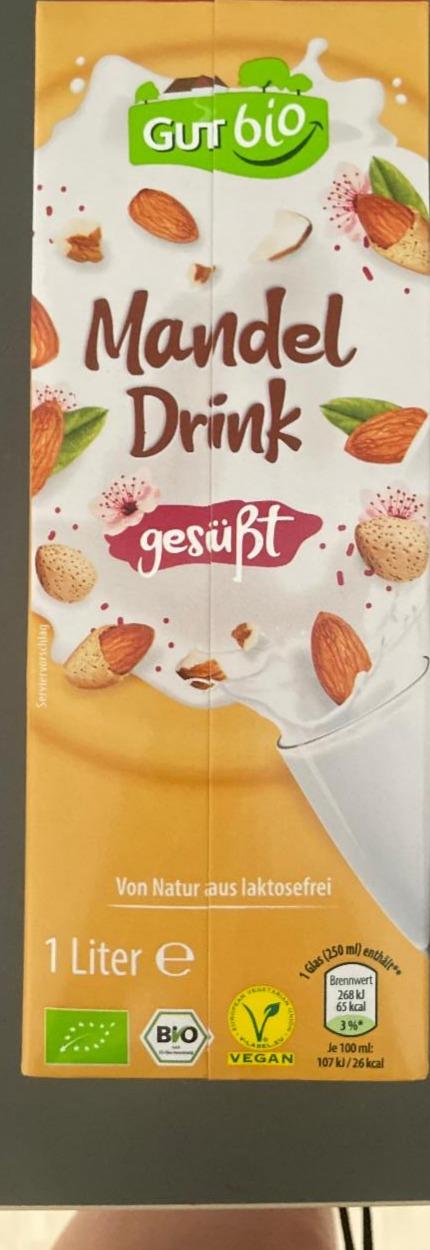 Fotografie - Mandel drink gesüsst GutBio