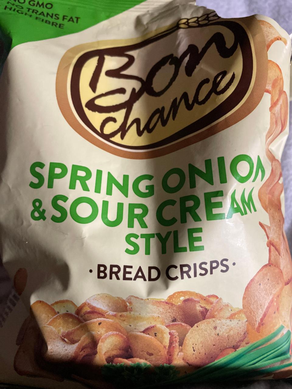 Fotografie - Spring onion & sour cream style Bread crisps Bon Chance