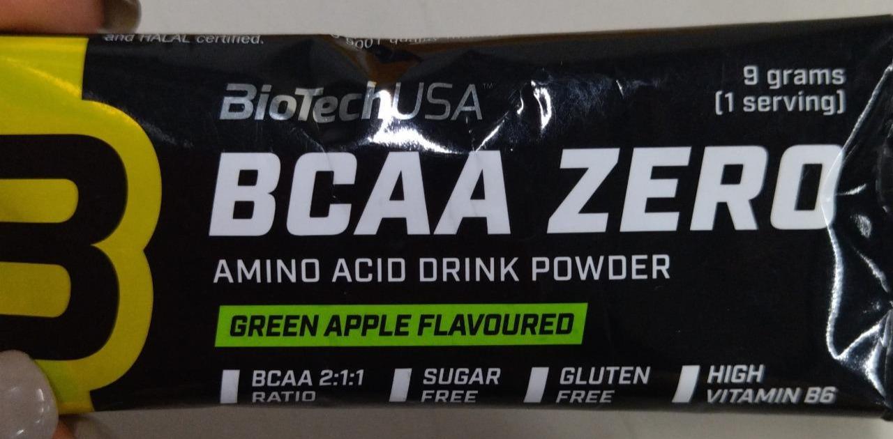 Fotografie - BCAA Zero green apple BioTechUSA