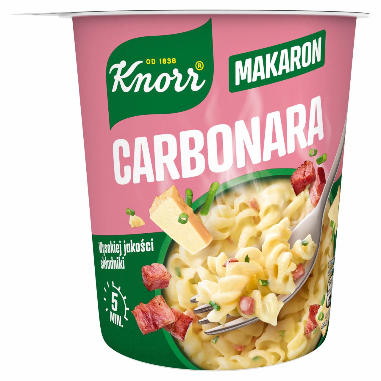 Fotografie - Danie Makaron Carbonara Knorr