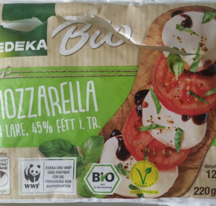 Fotografie - Mozzarella bio Edeka