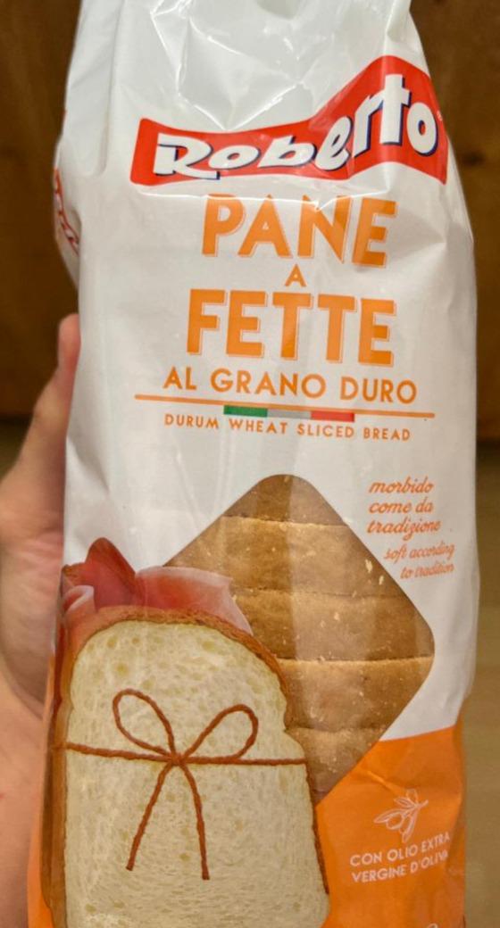 Fotografie - Pane a fette al grano duro Roberto