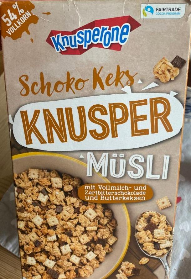 Fotografie - schoko Keks Knusper Müsli Knusperone