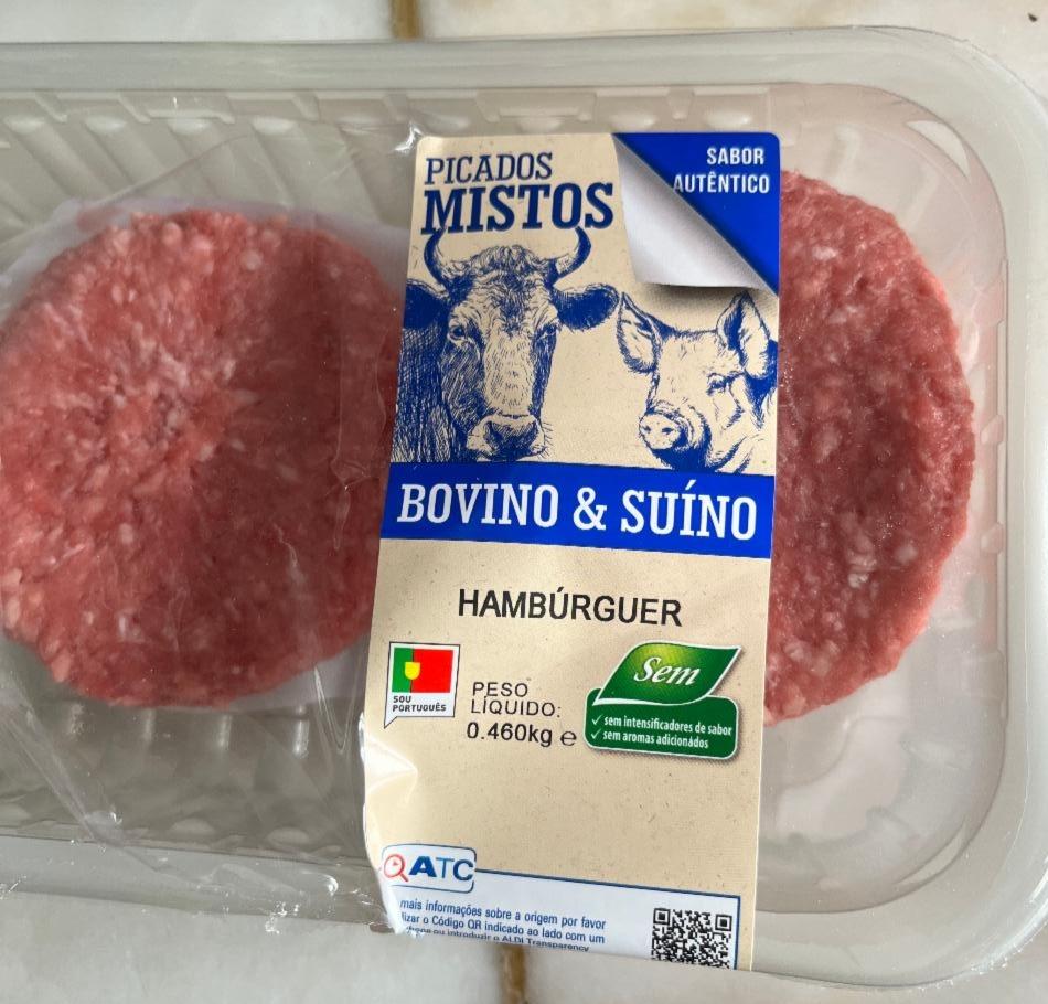 Fotografie - Bovino & suíno hambúrguer Picados Mistos