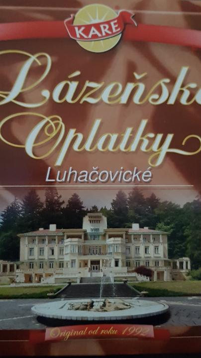 Fotografie - Lázeňské oplatky čoko-kokos Luhačovické