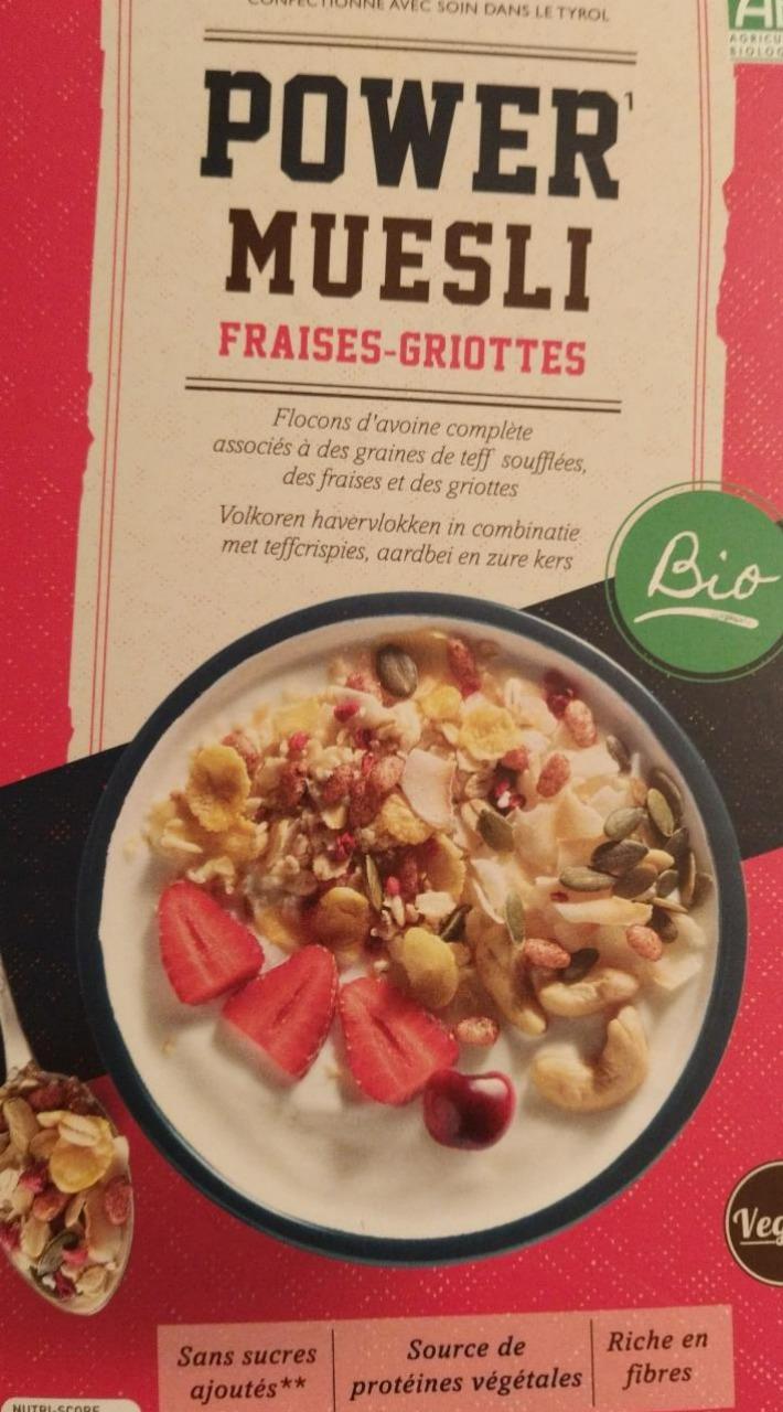 Fotografie - Power Muesli Fraises-Griottes Bio Verival