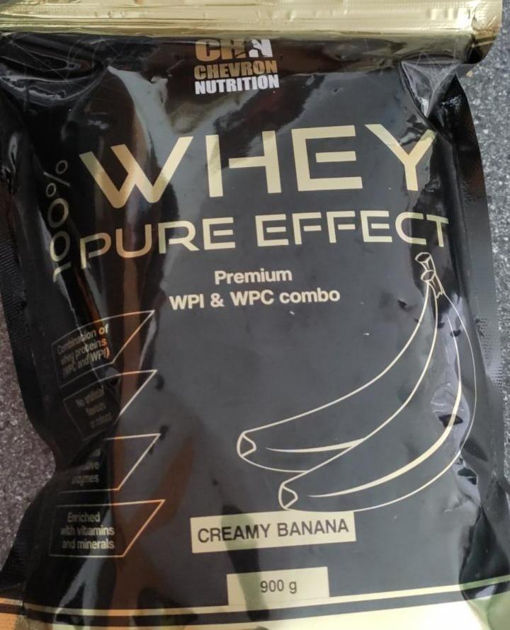 Fotografie - Whey pure effect creamy banana Chevron nutrition