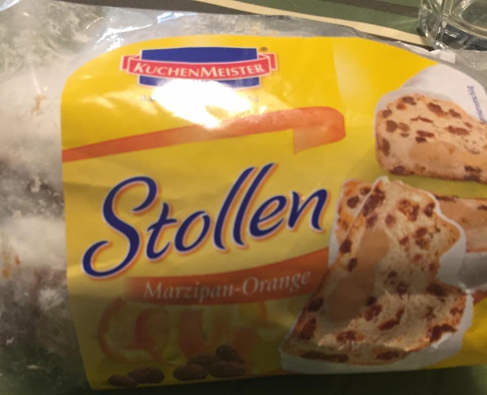 Fotografie - Stollen marzipan-orange vánoční štola marcipán-pomeranč Kuchenmeister