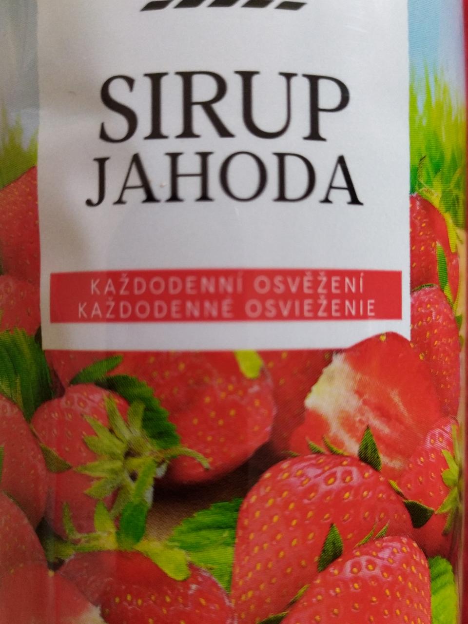 Fotografie - Sirup Jahoda Tesco