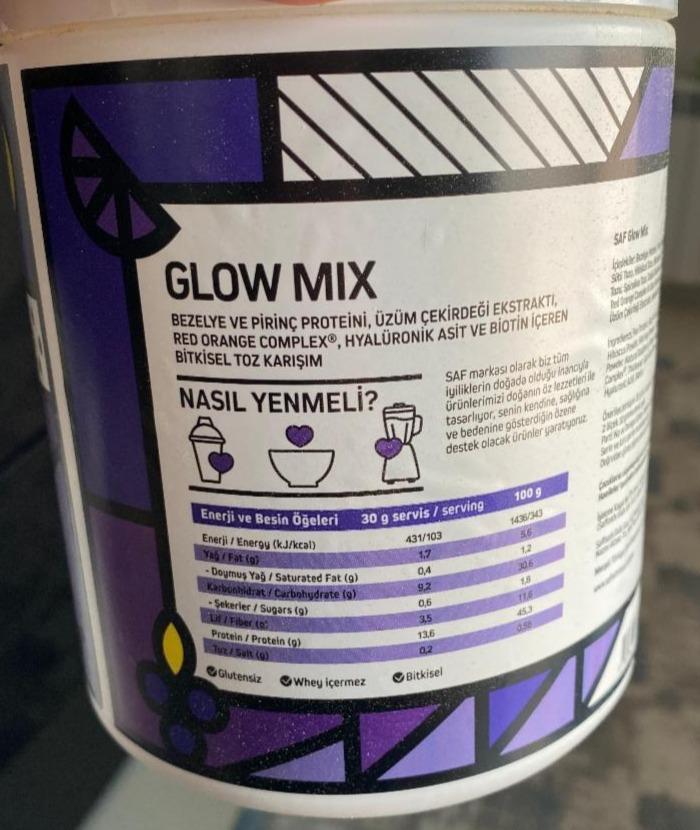 Fotografie - Protein Superfood Mix Glow Saf Nutrition