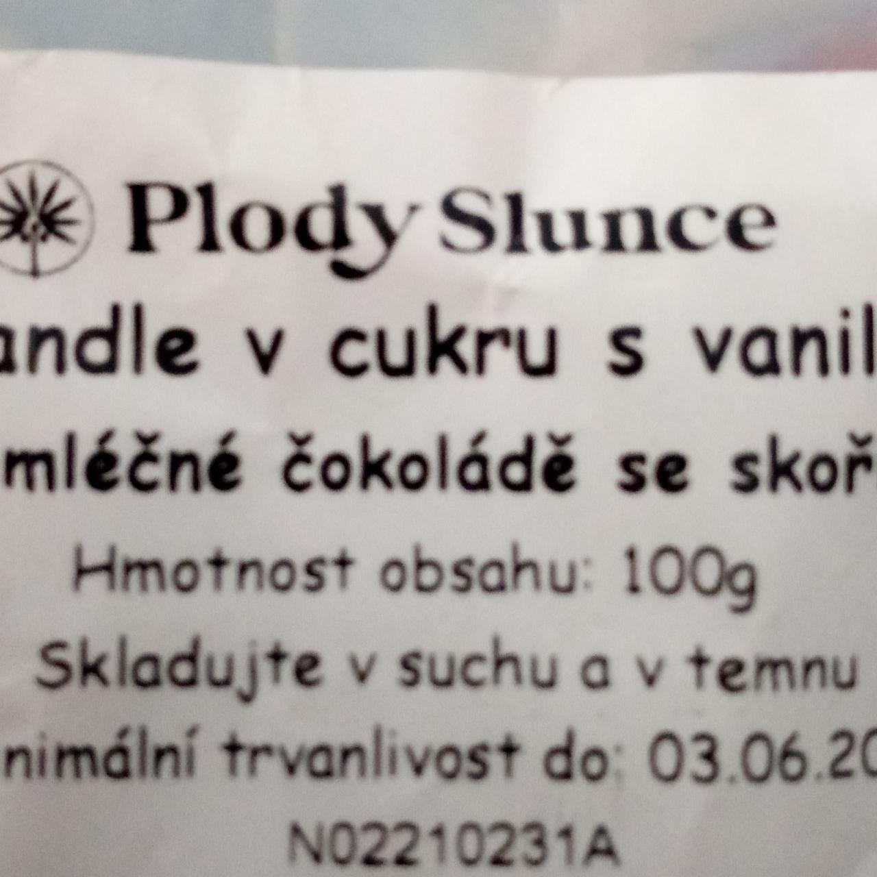 Fotografie - Mandle v cukru s vanilkou v mléčné čokoládě se skořicí Plody slunce