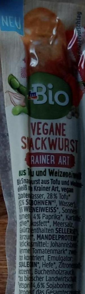 Fotografie - Vegane Snackwurst dmBio