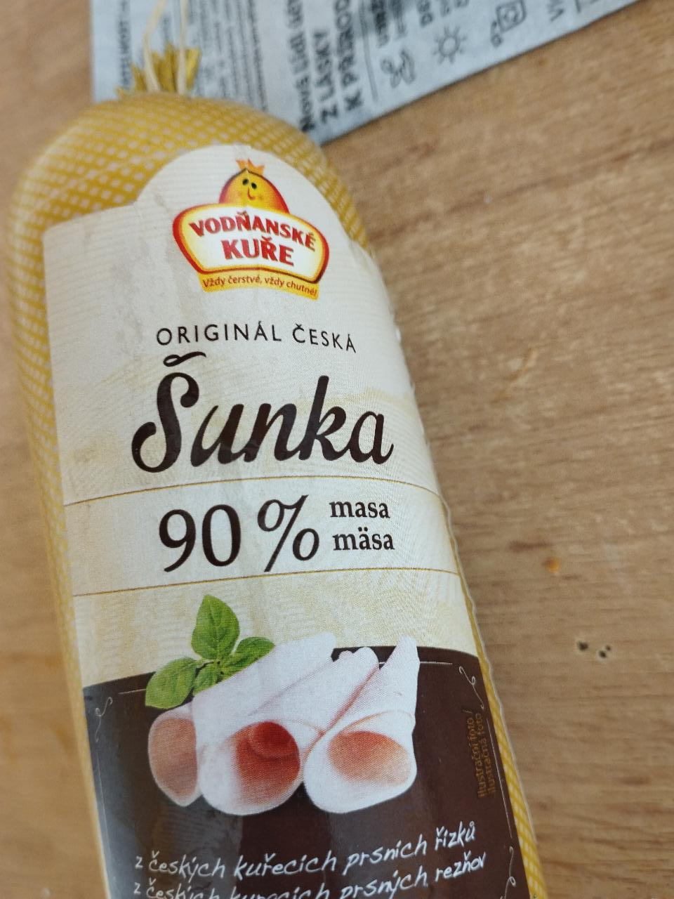 Fotografie - Kuřecí šunka Vodňanská drůbež 90 %