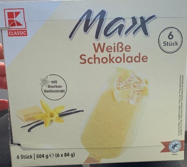 Fotografie - Max Weiße Schokolade K-Classic