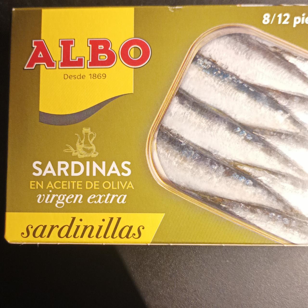 Fotografie - Sardinas en aceite de oliva virgen extra Albo