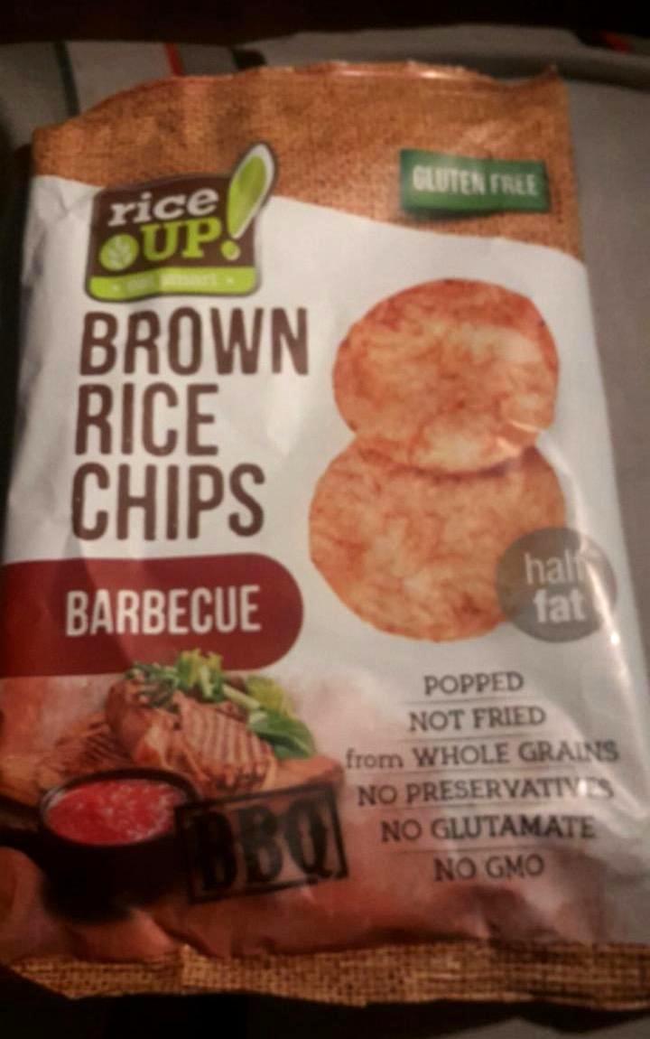 Fotografie - Brown Rice Chips Barbecue Rice up!