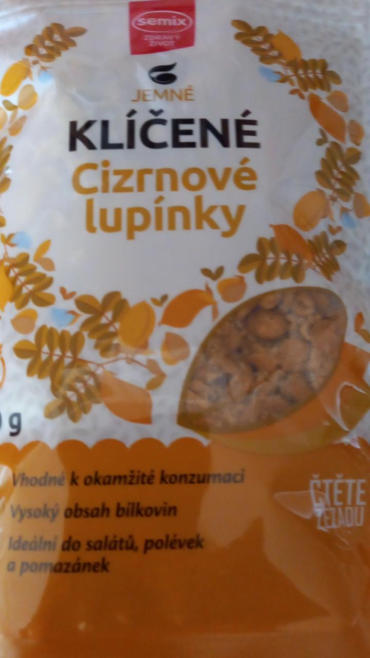 Fotografie - Klíčené cizrnové lupínky jemné Semix