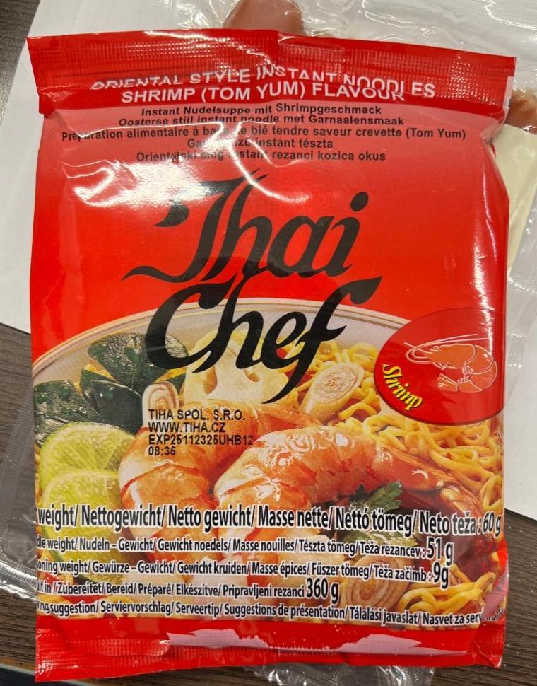 Fotografie - Oriental Style Instant Noodles Shrimp Flavour Thai Chef