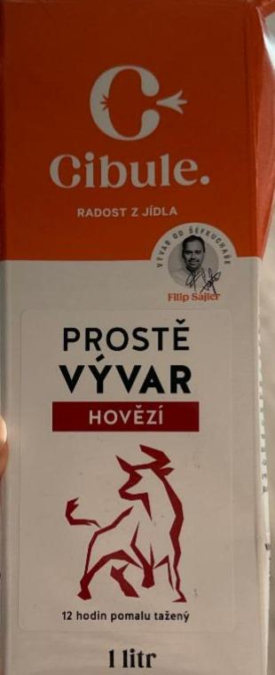 Fotografie - Prostě vývar hovězí Cibule. Radost z jídla