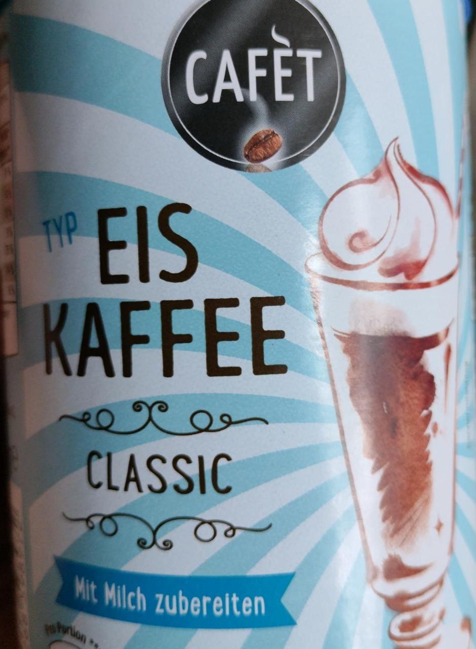 Fotografie - Eis kaffee classic mit milch zubereiten Cafét