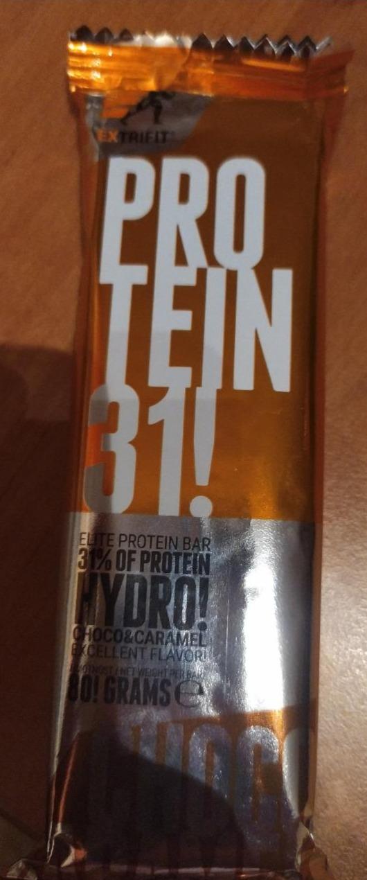 Fotografie - HYDRO PROTEIN BAR 31% Choco caramel Extrifit