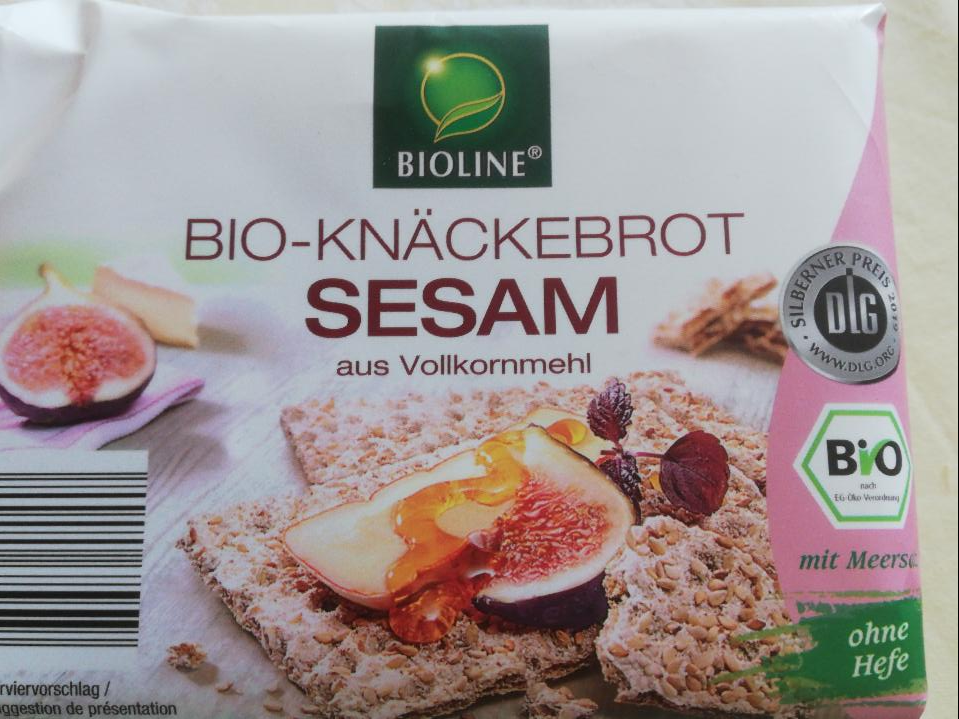 Fotografie - Bio sesam knäckebrot aus Vollkornmehl Biolinie