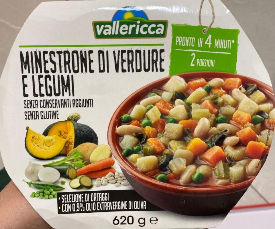 Fotografie - Minestrone di verdure e legumi Vallericca