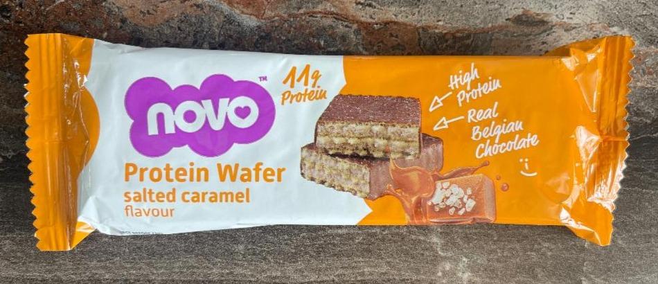 Fotografie - Protein Wafer Salted Caramel energy bar Novo