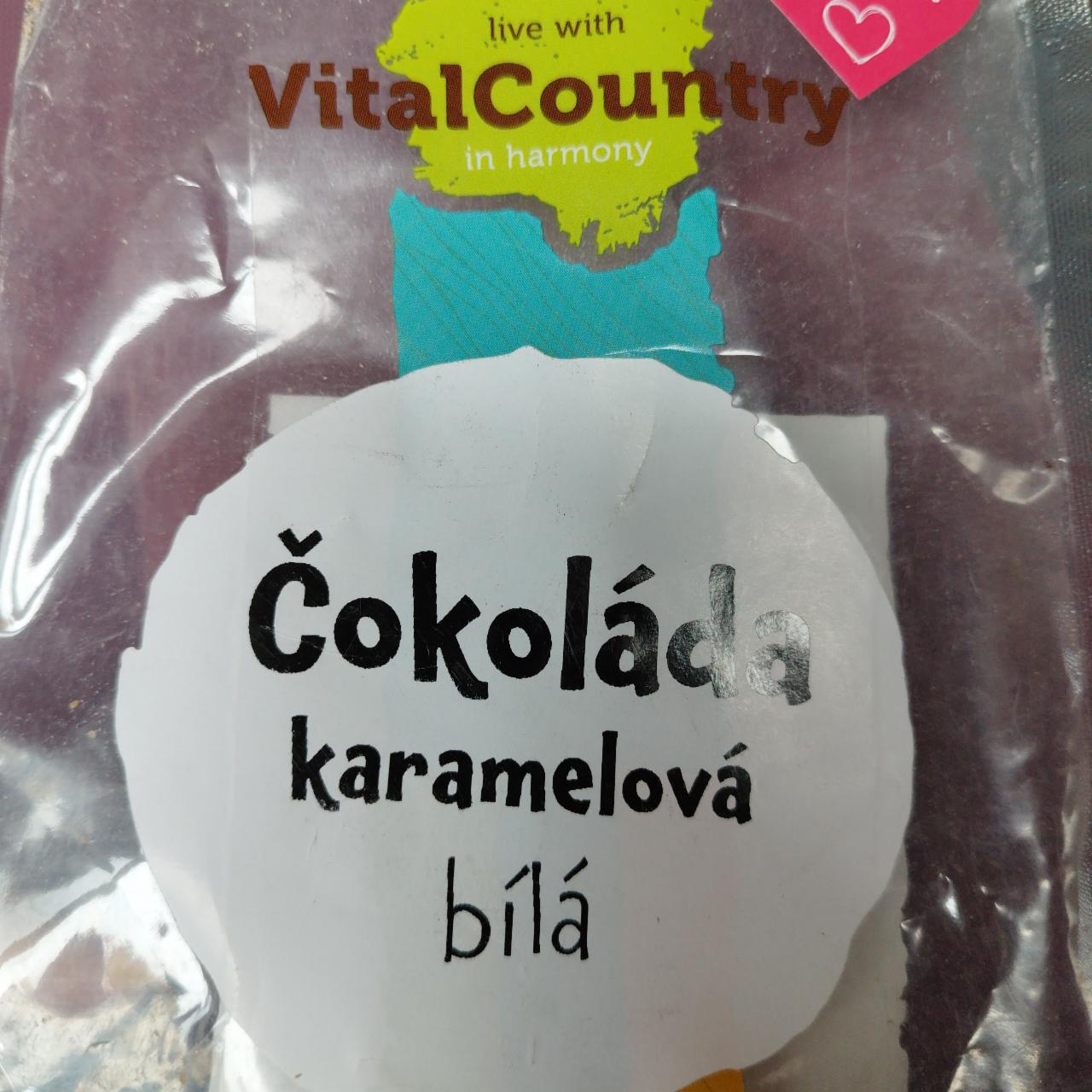 Fotografie - Čokoláda karamelová bílá VitalCountry