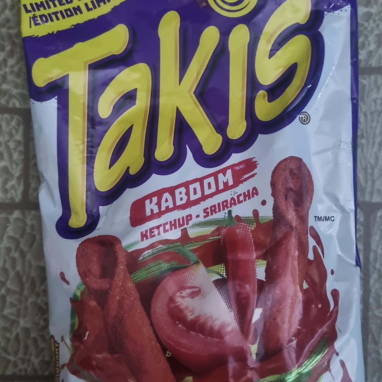 Fotografie - Kaboom ketchup sriracha Takis