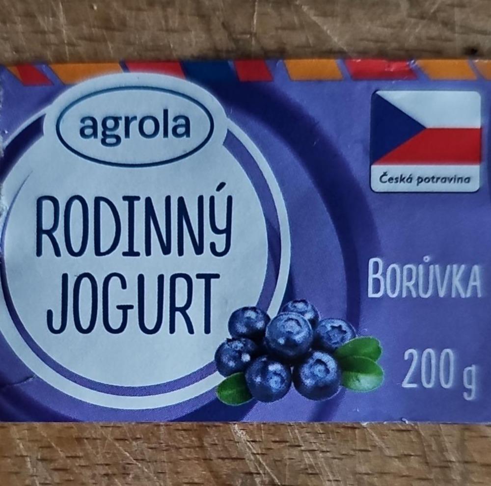 Fotografie - Afrika rodinný jogurt borůvka Agrola